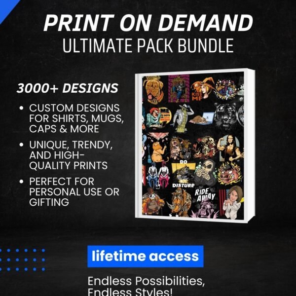 Print On Demand Ultimate Pack bundle